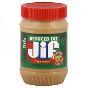 Reduced fat peanut butter