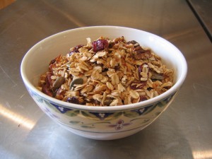 Unhealthy granola